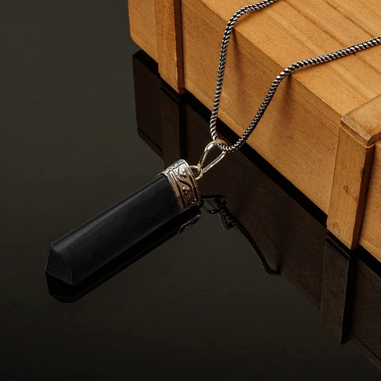 Black Tourmaline Quartz Necklace